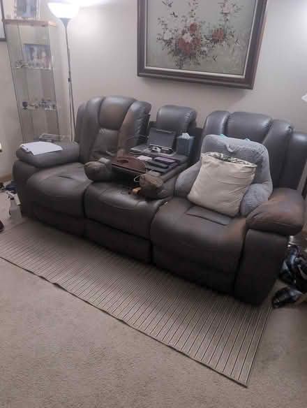 Photo of free Loveseat/recliners (Downtown Puyallup WA) #1