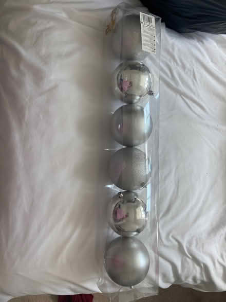 Photo of free Silver Baubles (Watford Heath WD19) #1
