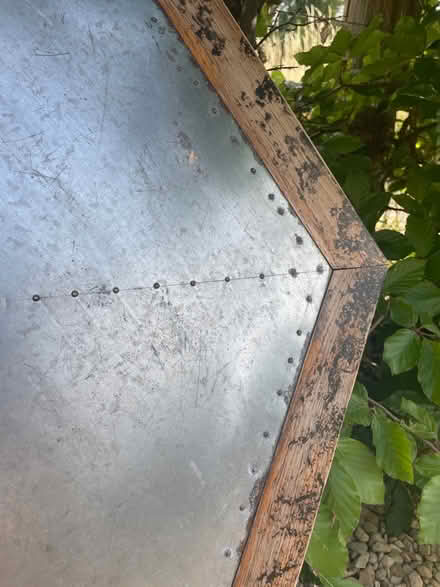 Photo of free Hexagonal table top metal wood (OX44 nuneham) #2
