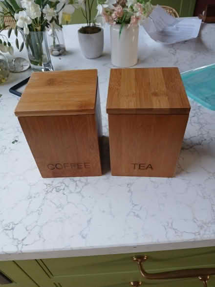 Photo of free Tea and coffee caddys (TW12) #1