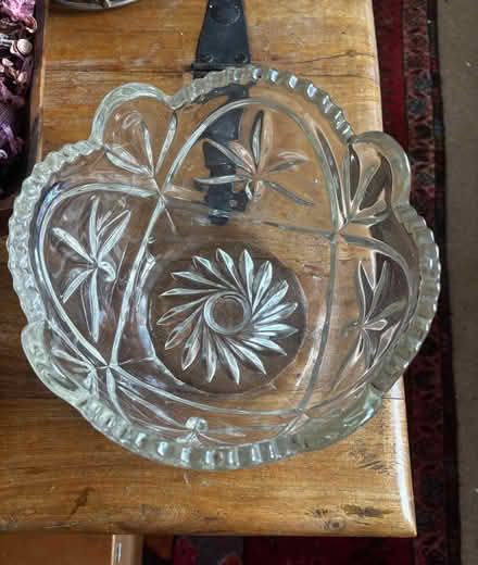 Photo of free Fruit/Truffle Clear Cut Glass Bowl - Large (Lemsford AL8) #1