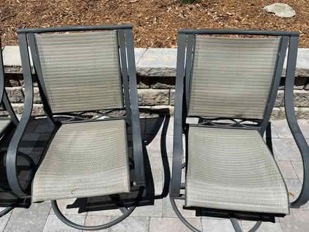 Photo of free four patio chairs (West side Petaluma) #2