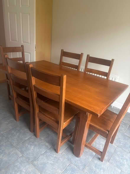 Photo of free Kitchen table and 6 chairs (Limerick) #1