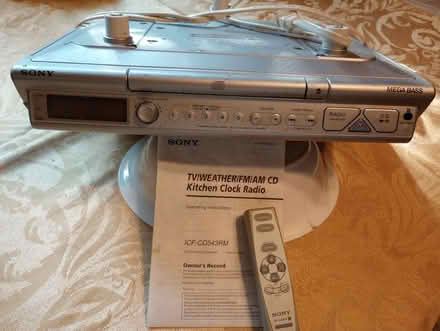 Photo of free Sony Radio & CD player (Suffern - Jersey Ave) #1