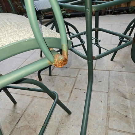 Photo of free Patio table & 4 chairs - bar height (Columbia, Md) #2