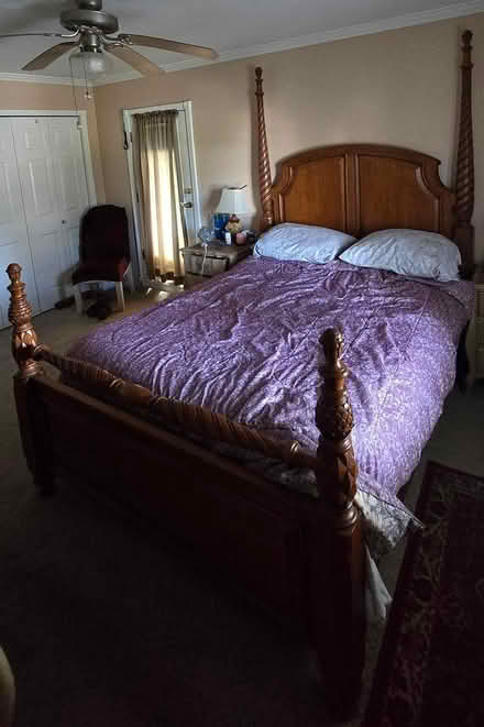 Photo of free 4 post queen frame (132 Chester Ave, Mass.Park NY) #1
