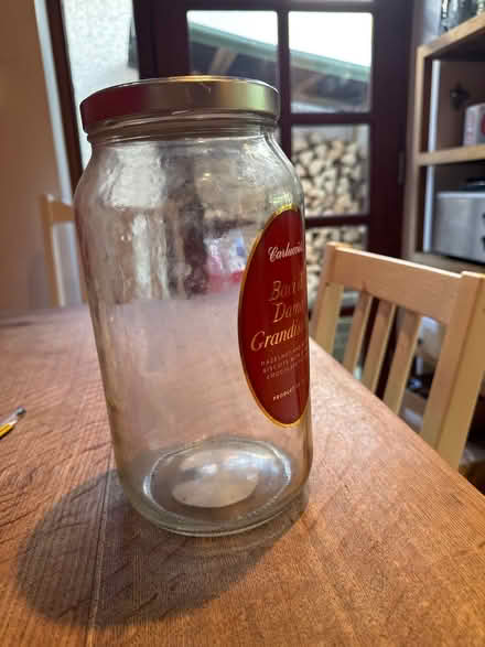 Photo of free Large glass jar with lid (Wheathampstead AL4) #1