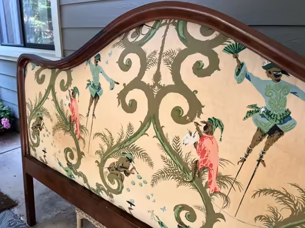 Photo of free Vintage solid wood king headboard (Mount Hermon) #2