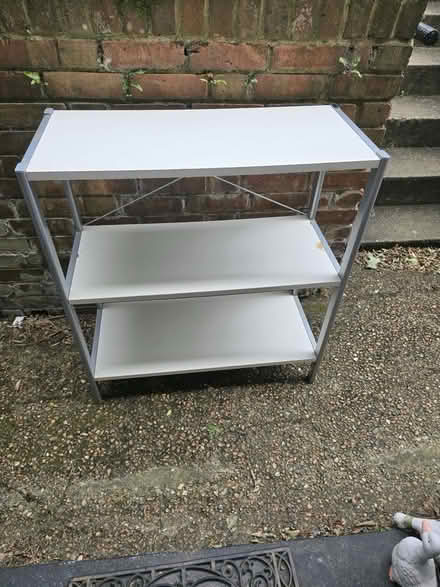 Photo of free White shelving unit (Patcham) #1