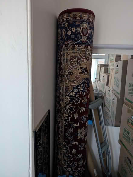Photo of free Large Red Rug (6'7"x9'10") (Porter Square) #1