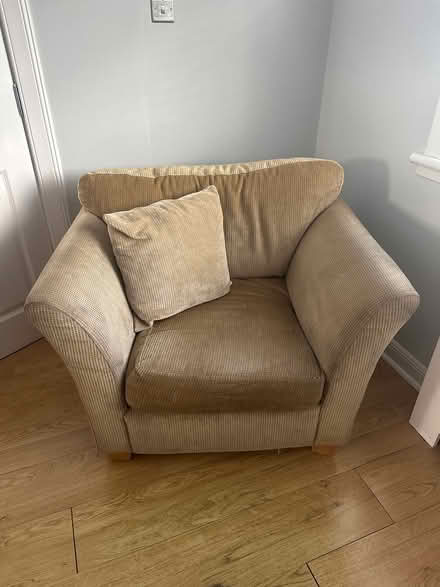 Photo of free Couch and chair (Templehall Kirkcaldy KY2) #1