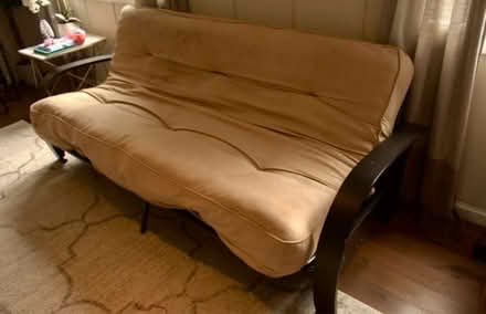 Photo of free Very comfy Futon needs to go (Etobicoke Scarlett rd&Eg. AveW) #2