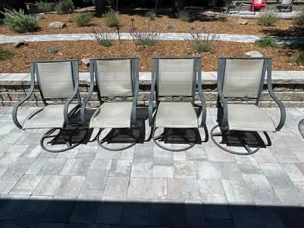 Photo of free four patio chairs (West side Petaluma) #3