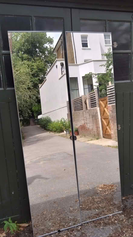 Photo of free Three Ikea Pax mirror doors (Grove Park Chiswick W4) #4