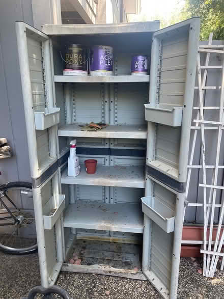 Photo of free Outdoor storage cabinet (Rowland exit in Novato) #1