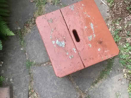Photo of free Wooden step or plant stand (Northwest Seattle, phinney) #1
