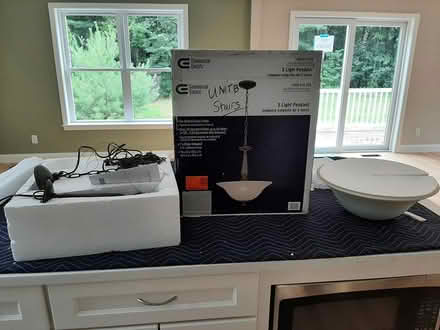 Photo of free Light fixture - short pendant (Ayer Rd, Shirley) #1