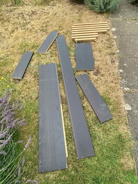 Photo of free Scrap wood/chipboard shelving (Keynsham) #2
