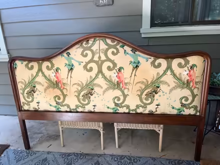 Photo of free Vintage solid wood king headboard (Mount Hermon) #1