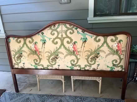 Photo of free Vintage solid wood king headboard (Mount Hermon) #1