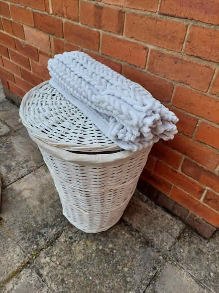Photo of free Laundry basket and bathroom rug (Allestree) #1