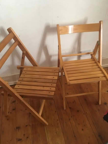 Photo of free Wooden folding chairs (Queen's Park BN2) #2