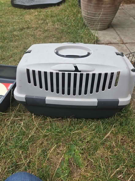 Photo of free Small pet carrier and brand new small litter tray (Holmer Green HP15) #2