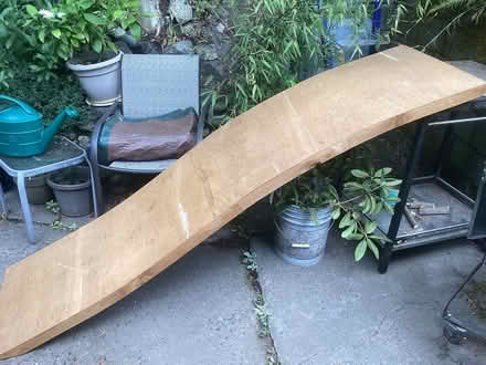 Photo of free Wooden ramp for toy cars (Northwest Seattle, phinney) #1