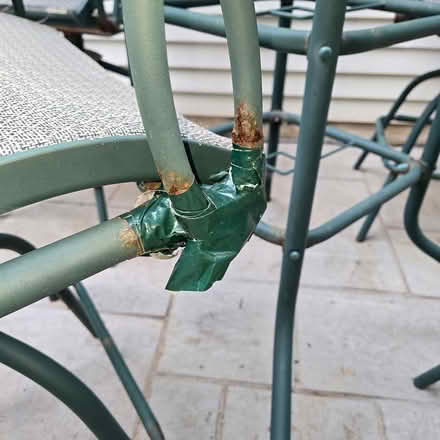 Photo of free Patio table & 4 chairs - bar height (Columbia, Md) #3