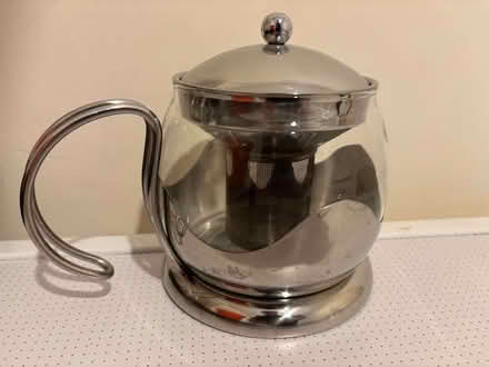 Photo of free Teapot, glass-metal (Sherfield Park RG27) #1