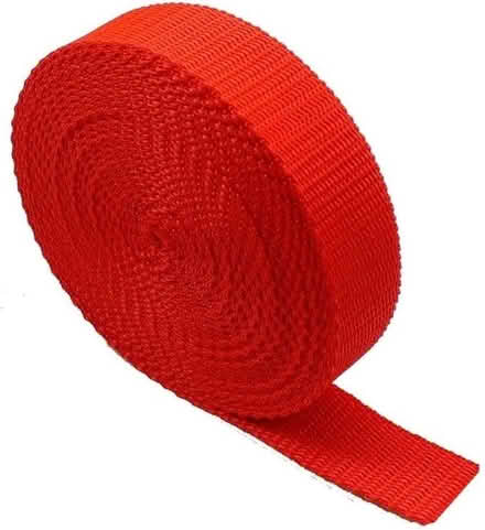 Photo of free Polypropylene webbing, red & white (Cookham SL6) #1