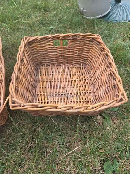 Photo of free 2 wicker baskets (Holmer Green HP15) #2