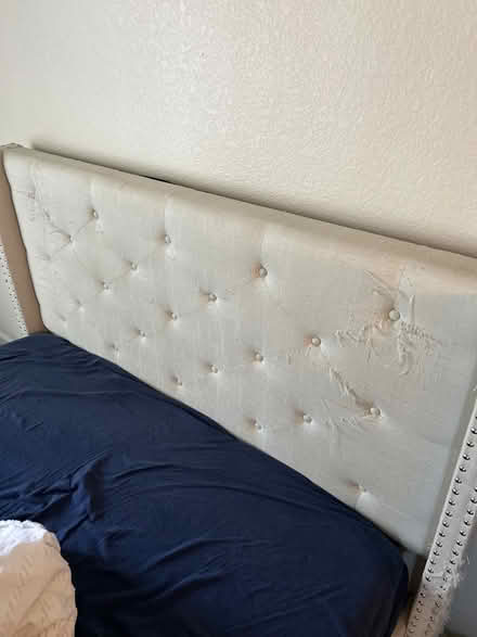 Photo of free queen bed frame+ box spring (wikiup) #1