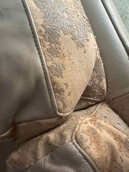 Photo of free Beige leather sectional (Brookedale Woods 48309) #4