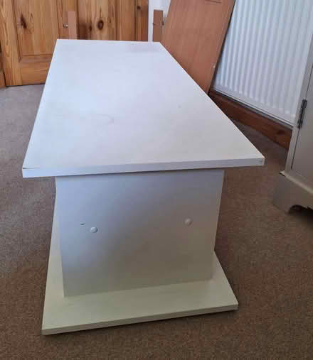 Photo of free White TV Stand (EH28) #3