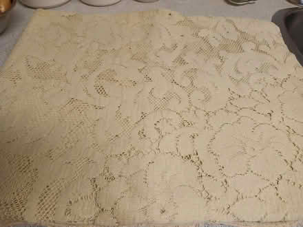 Photo of free Extra large crocheted tablecloths (Meadowvale and 401 area) #1