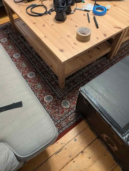 Photo of free Red Ikea Rug (5' 7"x7' 7") (Porter Square) #1