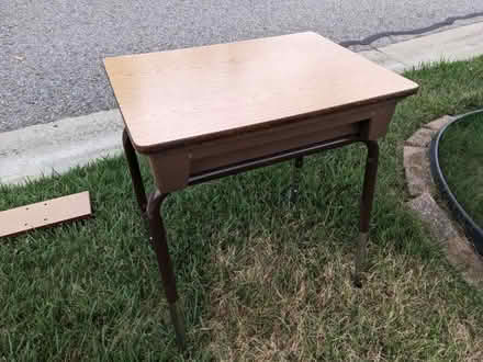 Photo of free Curb alert: headboard & small desk (S of Ypsi) #3