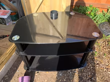 Photo of free Glass TV stand (Upton CH49) #2