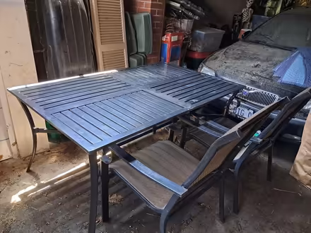 Photo of free Patio dining table and 6 chairs (Birchmount & St Clair) #1
