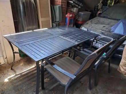 Photo of free Patio dining table and 6 chairs (Birchmount & St Clair) #1