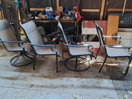 Photo of free Patio dining table and 6 chairs (Birchmount & St Clair) #2