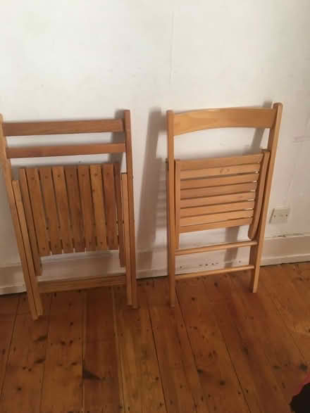 Photo of free Wooden folding chairs (Queen's Park BN2) #1