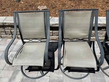 Photo of free four patio chairs (West side Petaluma) #1