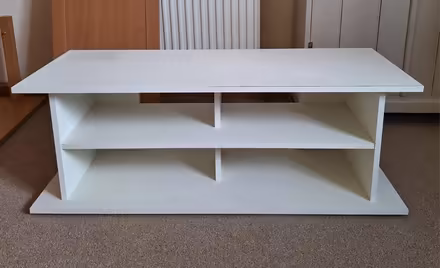 Photo of free White TV Stand (EH28) #1