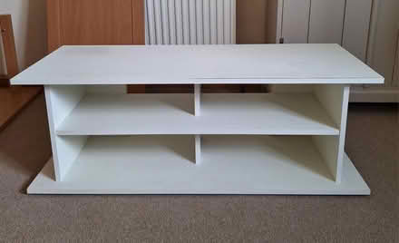 Photo of free White TV Stand (EH28) #1