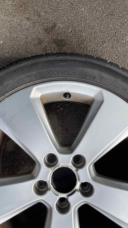Photo of free Audi A3 Winter Tyres (rims included) (Bridge of Allan FK9) #2