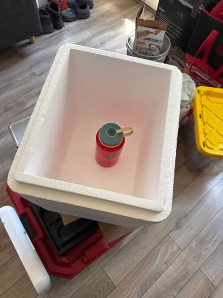 Photo of free Med/large styrofoam cooler (Livermore near the laboratory) #2