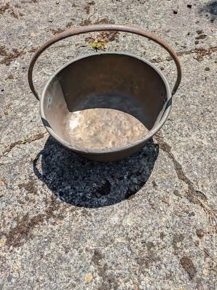Photo of free Heavy old copper(?) pan/utensil (Coley Ave Area RG1) #1