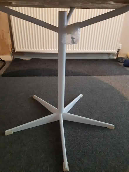 Photo of free White round table 100cm (Disley SK12 2EX) #1